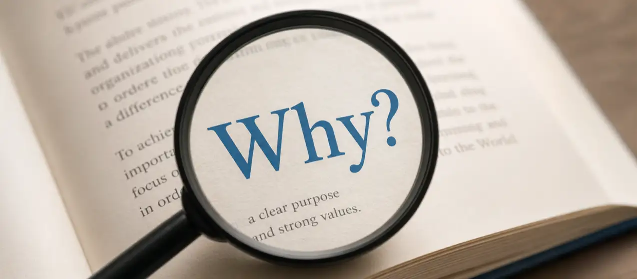 Put your WHY before your WHAT.